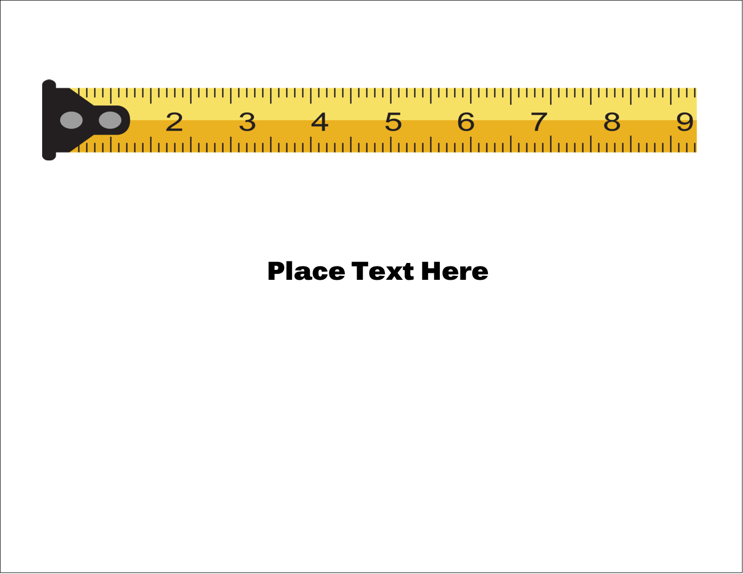 tape measure template